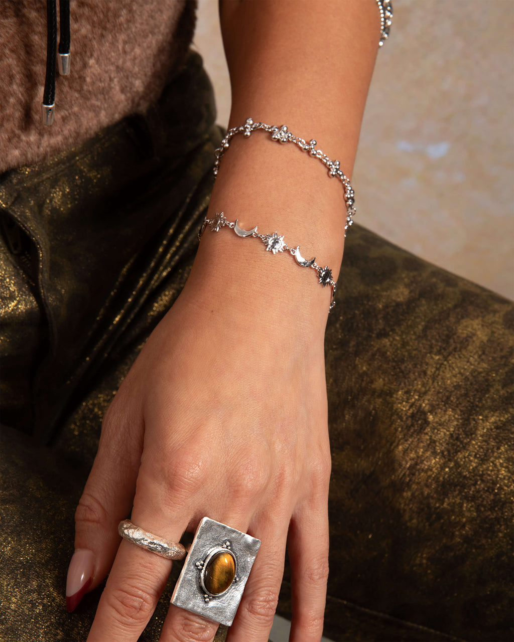 Hoshi Bracelet in Silver en route jewellery