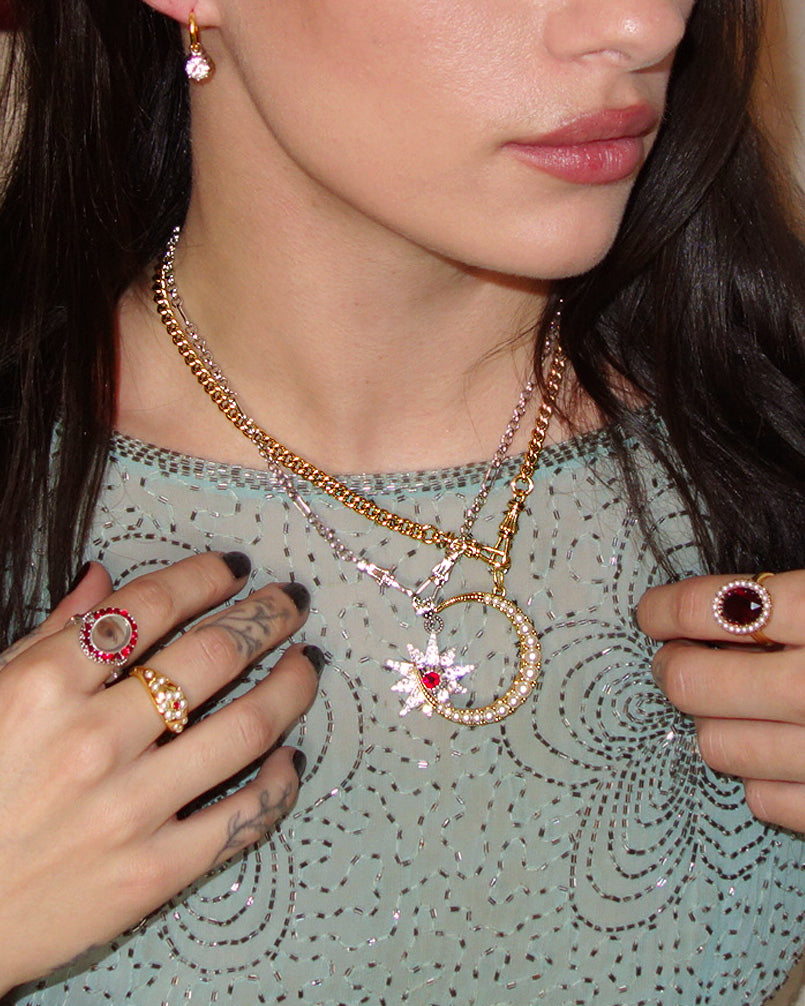 Watch Clasp Chain Necklace en route jewellery