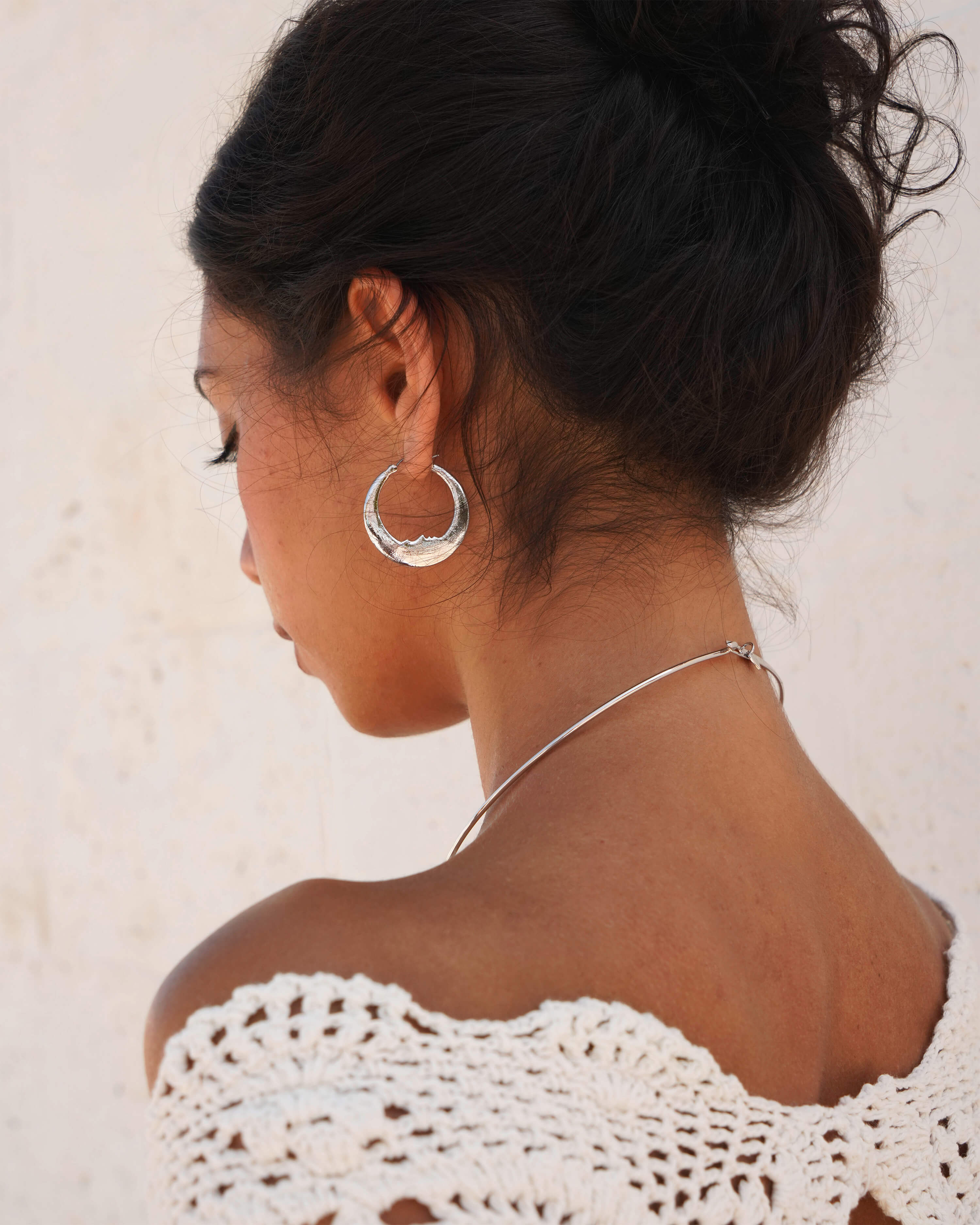 Luna Earrings in Silver en route jewellery