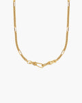 Deco Clasp Chain Necklace in Gold en route jewellery