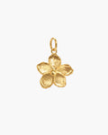 Textured Floral Pendant in Gold en route jewellery