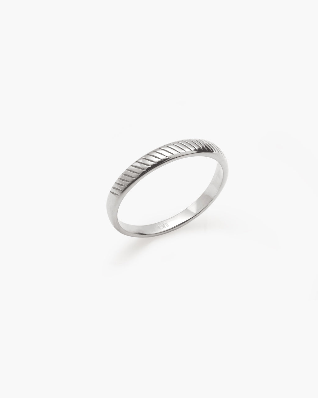 Silver Twill Ring en route jewellery