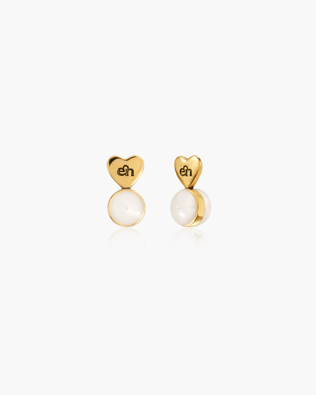 Heart-shaped Earring Back Lifters en route jewellery