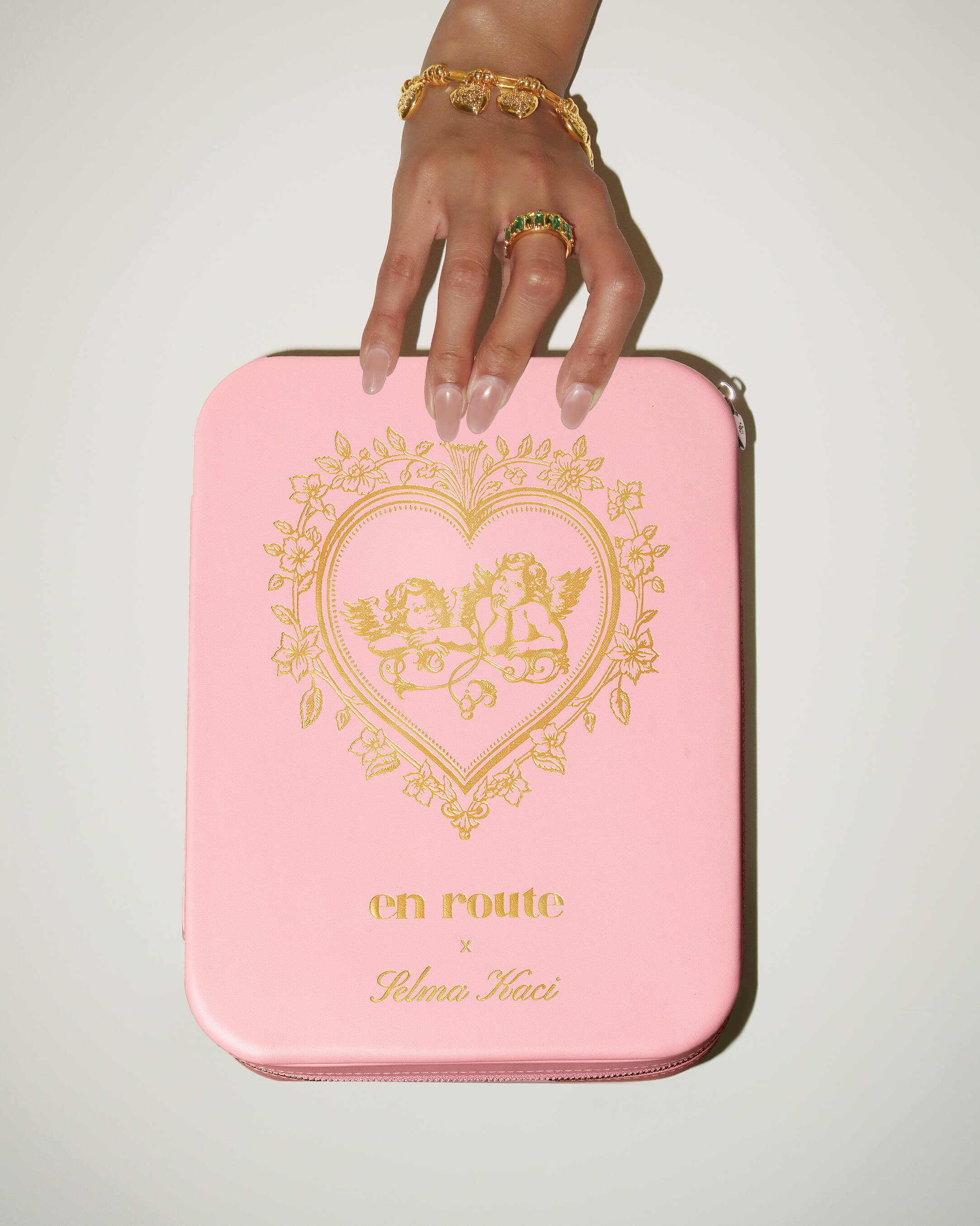 Isola Heart Jewelry Box in Pink en route jewellery