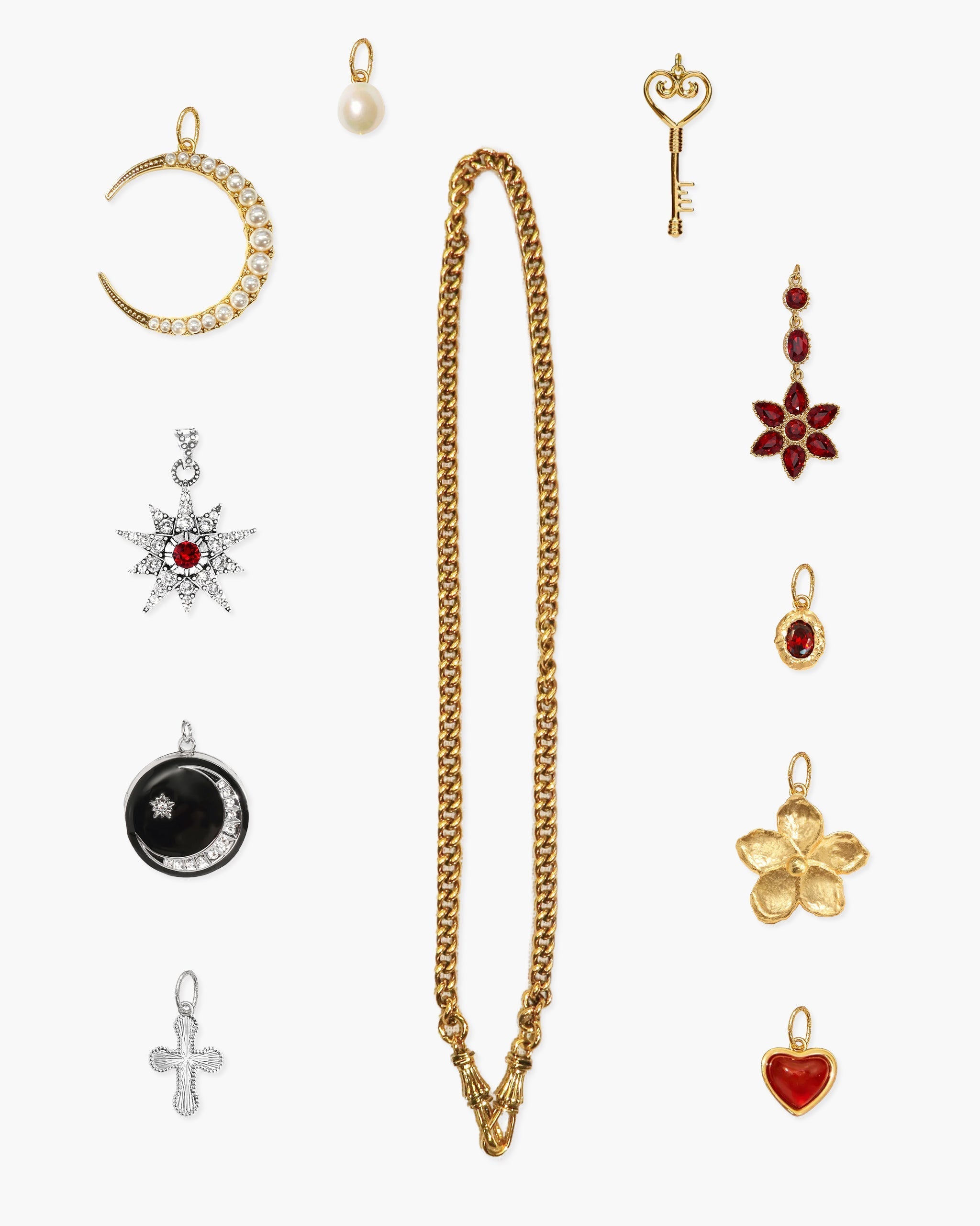 Watch Clasp Chain Necklace en route jewellery