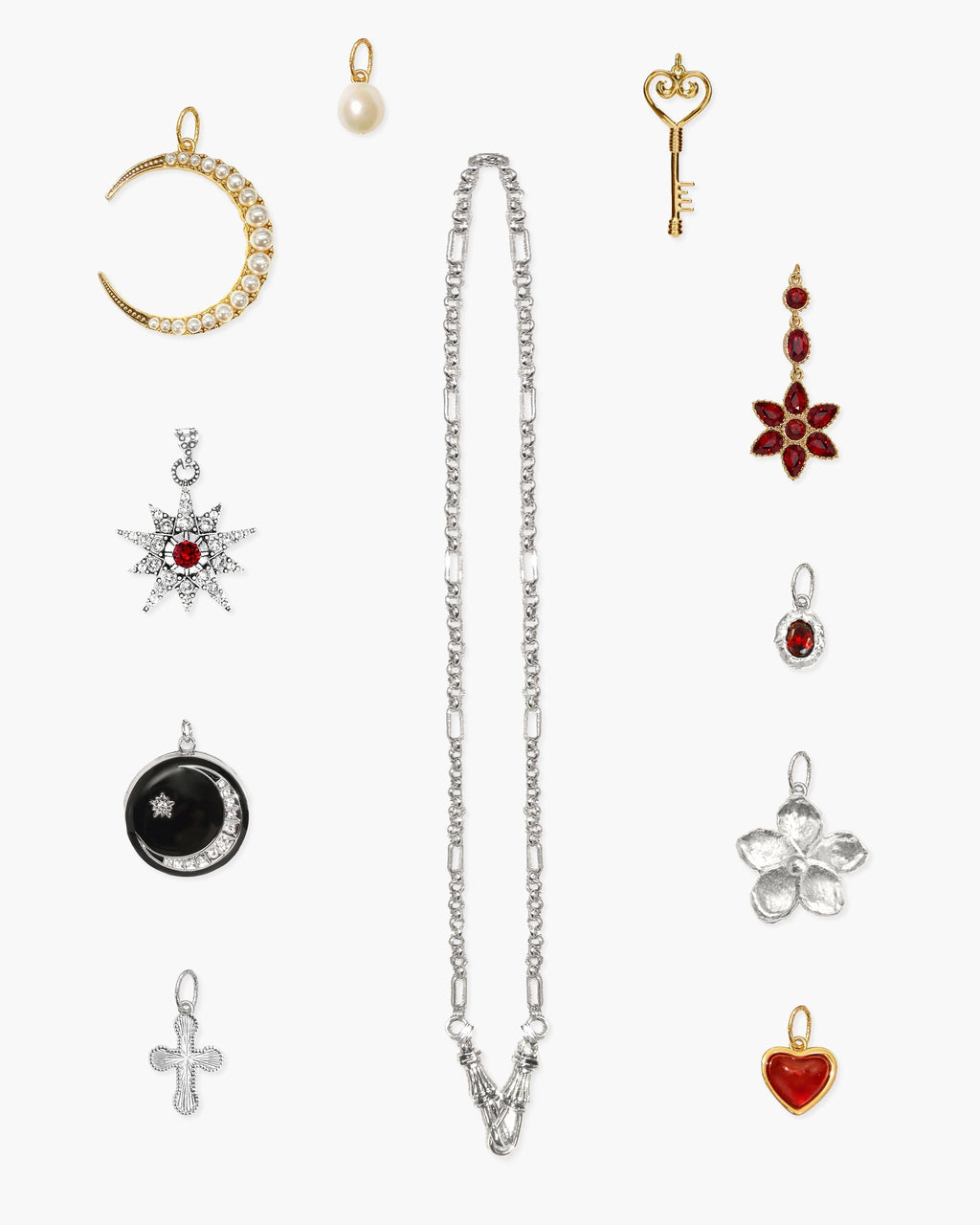 Deco Clasp Chain Necklace en route jewellery
