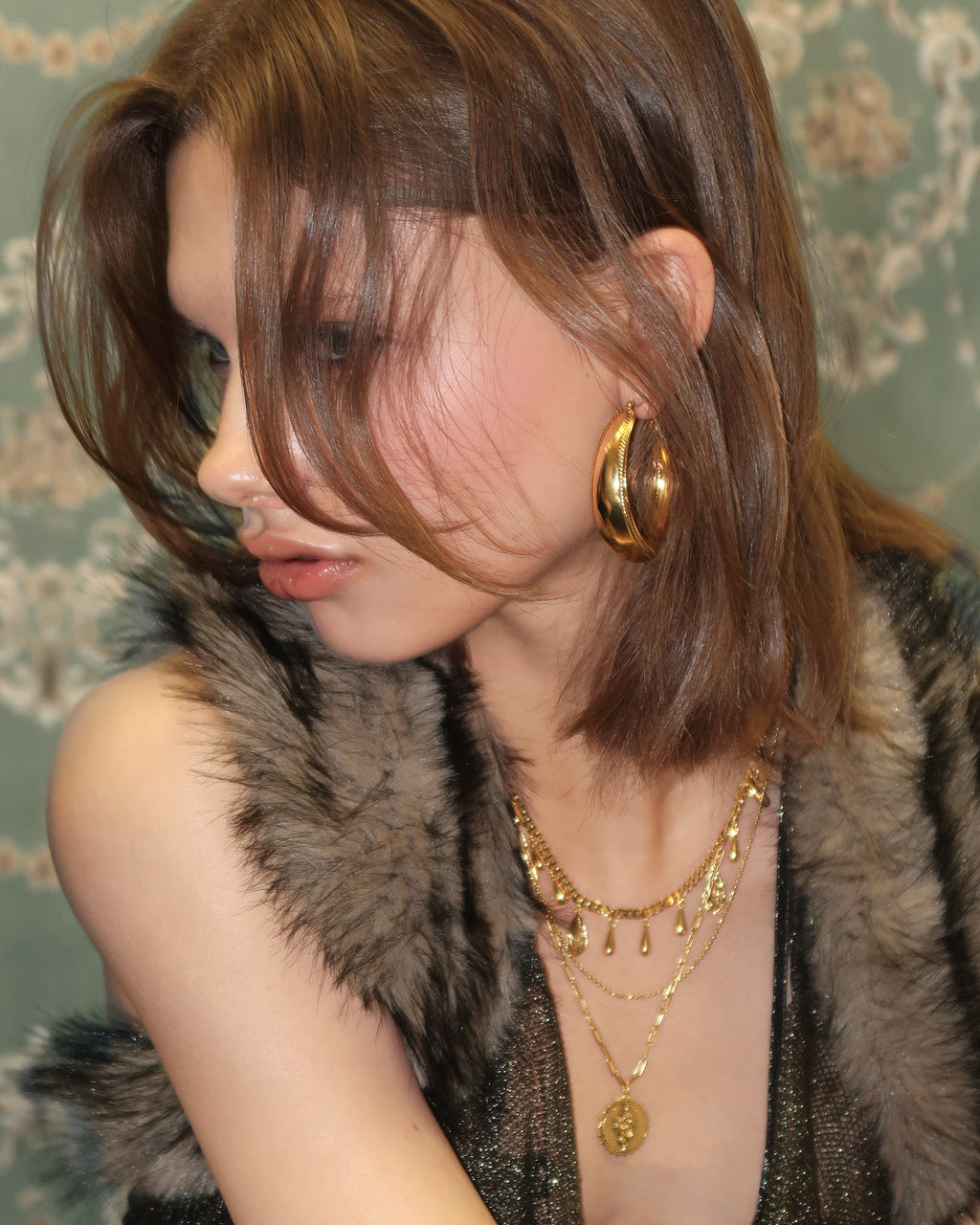 Orin Large Hoop Earrings en route jewellery