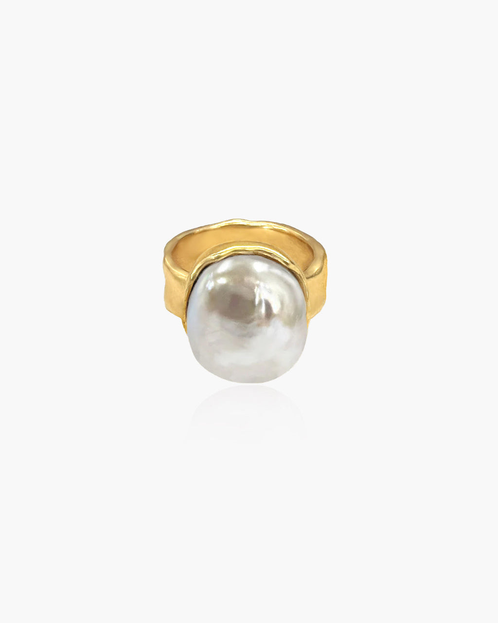 Gold Iris Ring en route jewellery