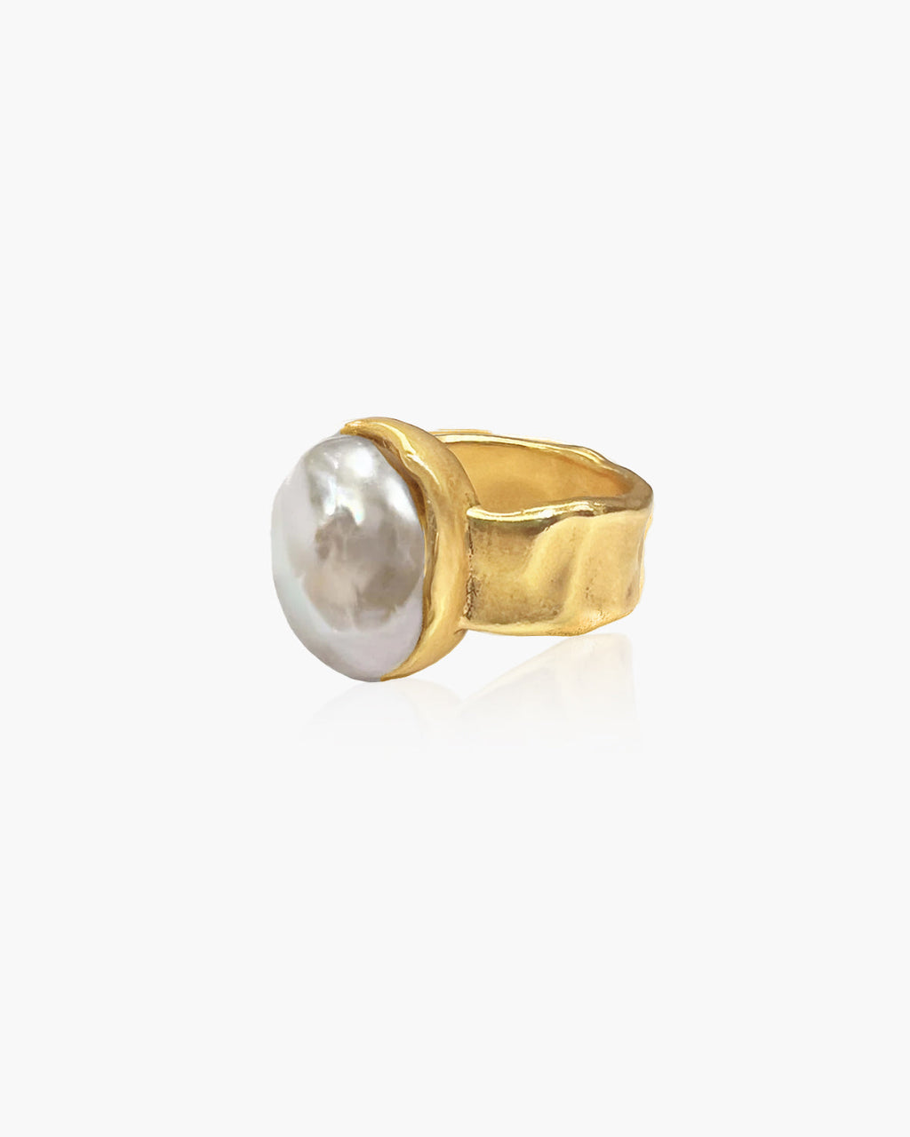 Gold Iris Ring en route jewellery