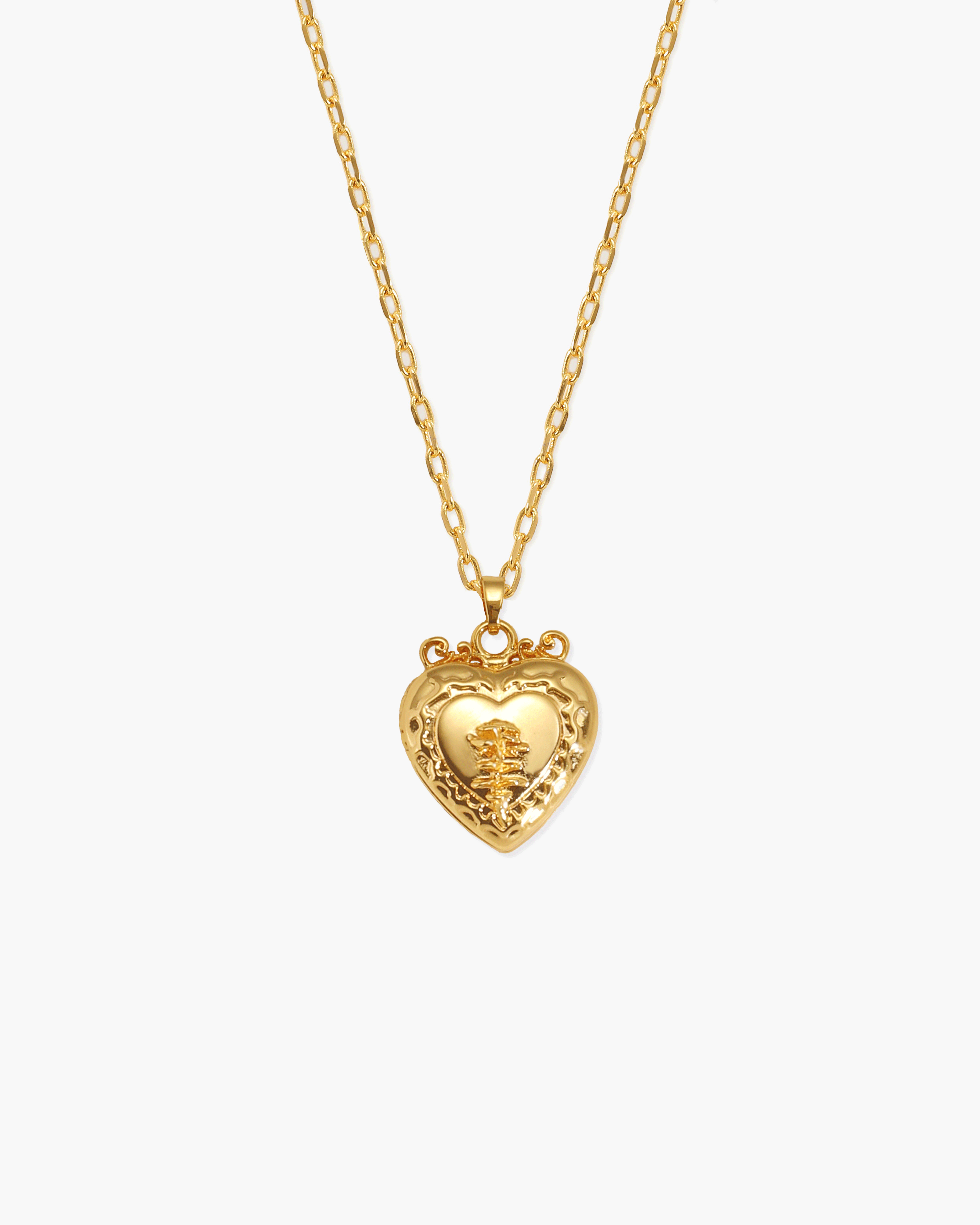 Isabela Locket Necklace in Silver en route jewellery