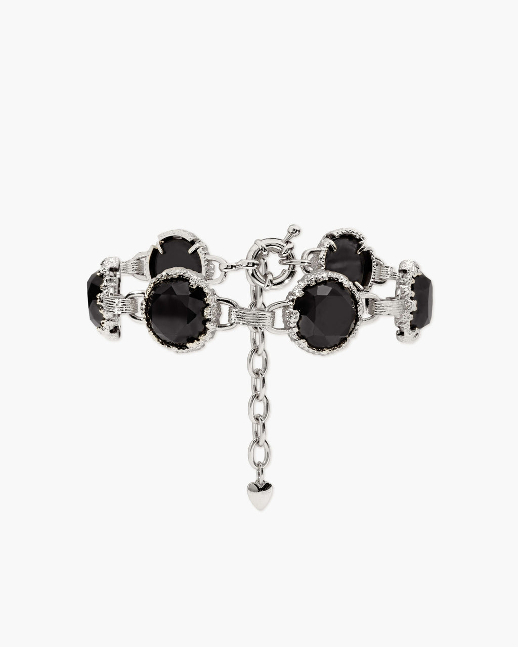 Midnight Quartz Bracelet in Silver en route jewellery