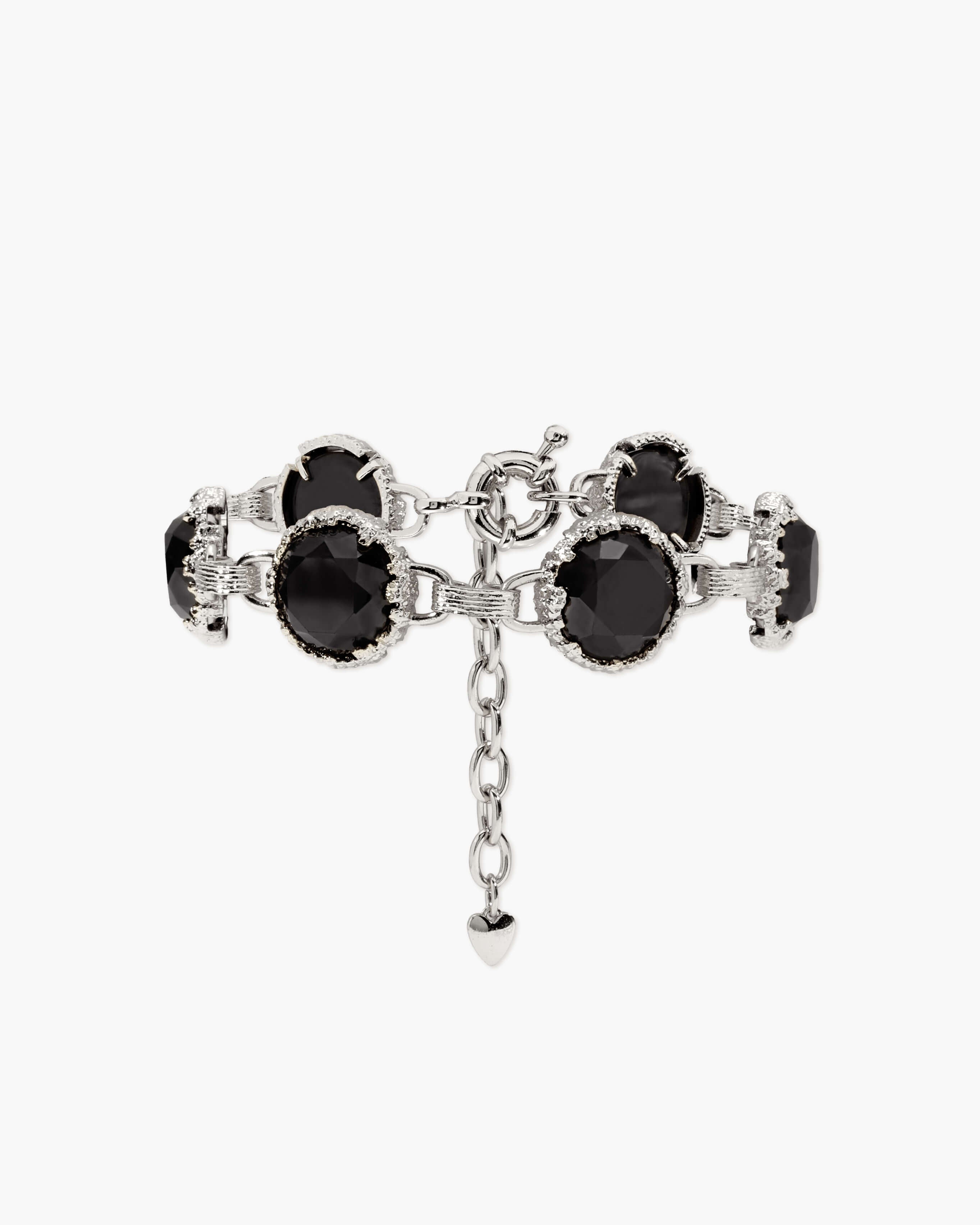 Midnight Quartz Bracelet in Silver en route jewellery