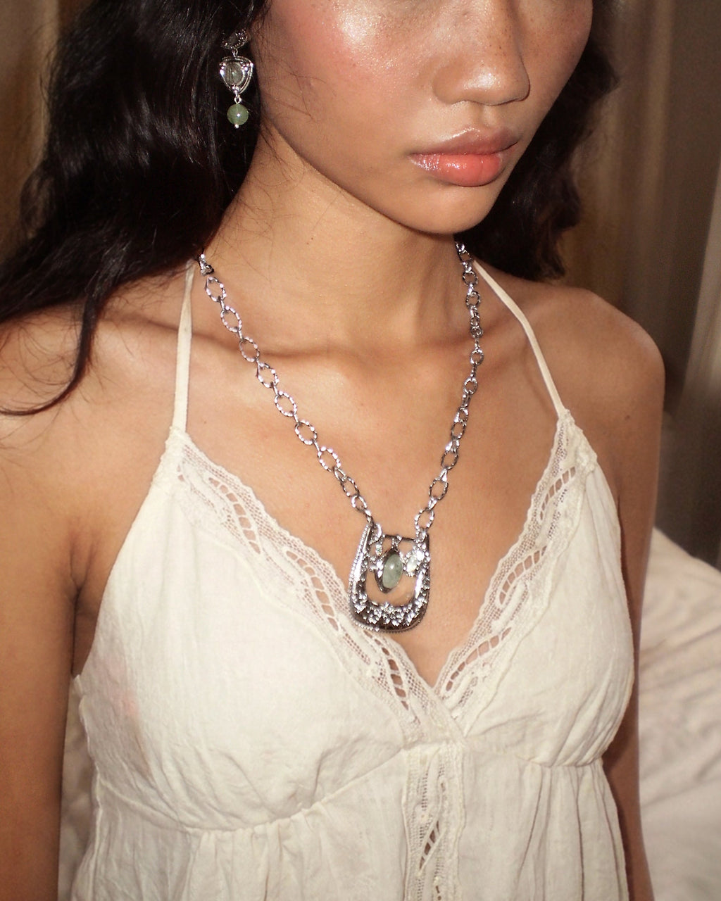 Orbit Charm Buckle Pendant Necklace en route jewellery