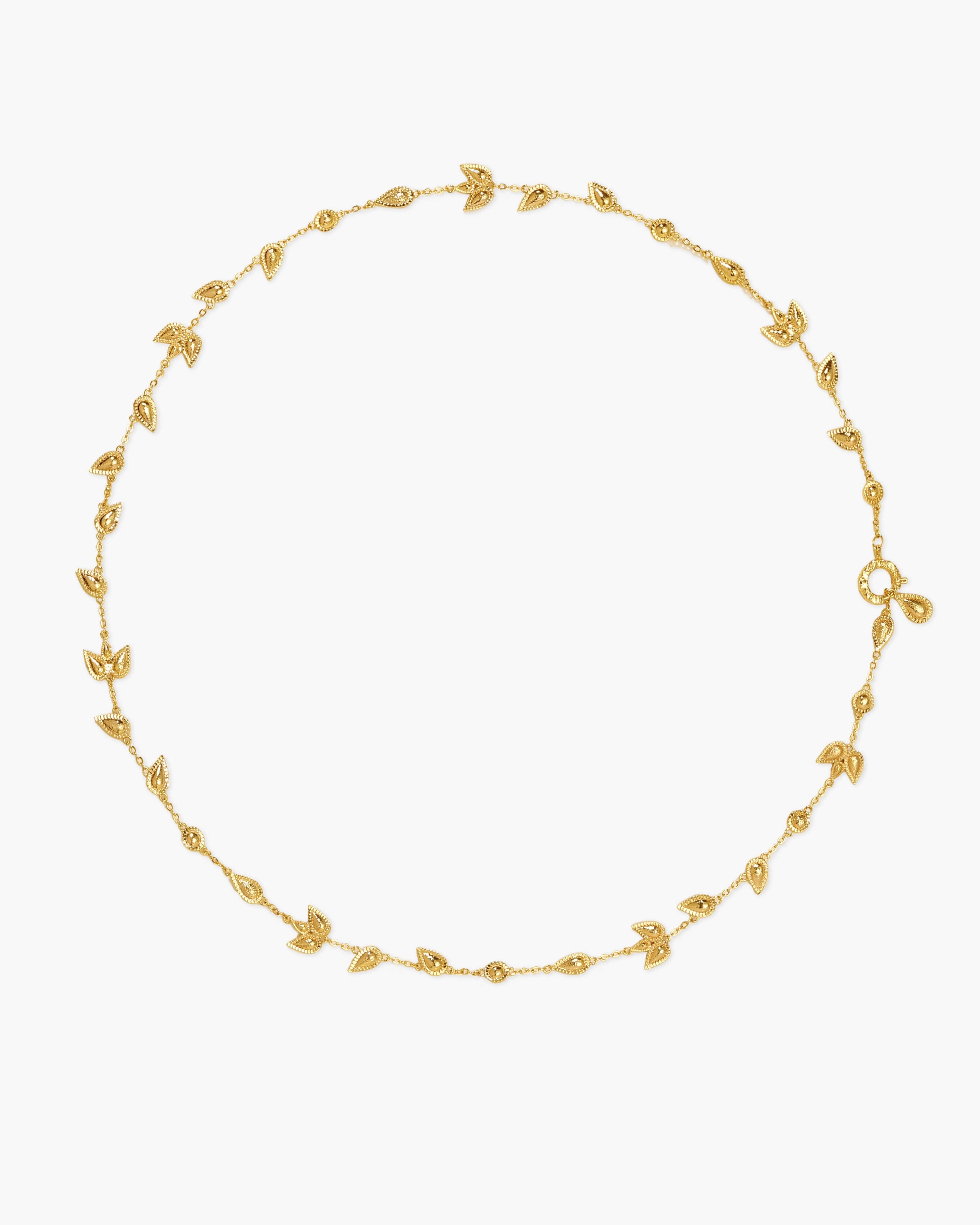 Petal Chain en route jewellery