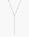 Prism Crystal Long Chain in Silver en route jewellery