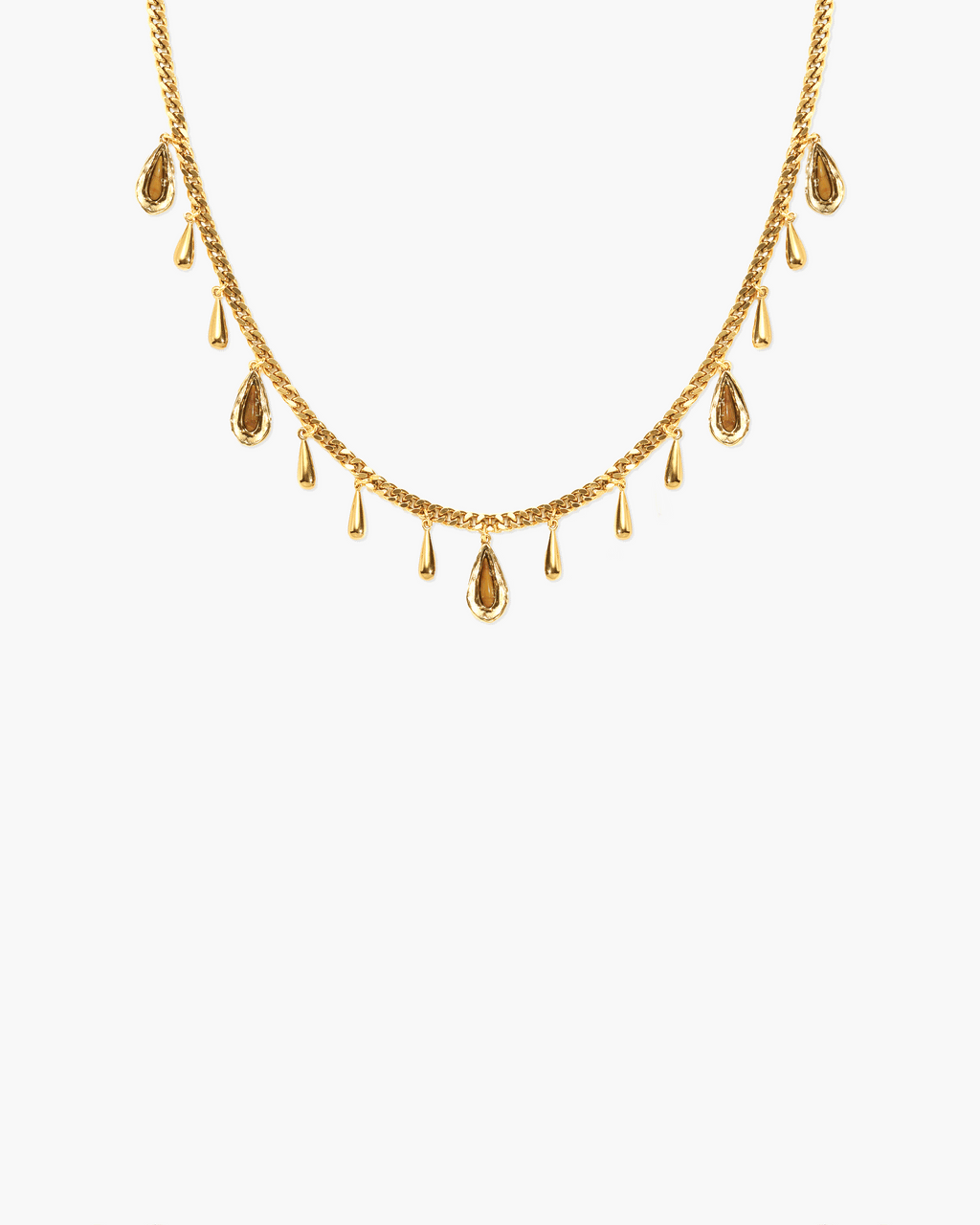 Second Skin Detachable Layered Snake Coin Necklace en route jewellery