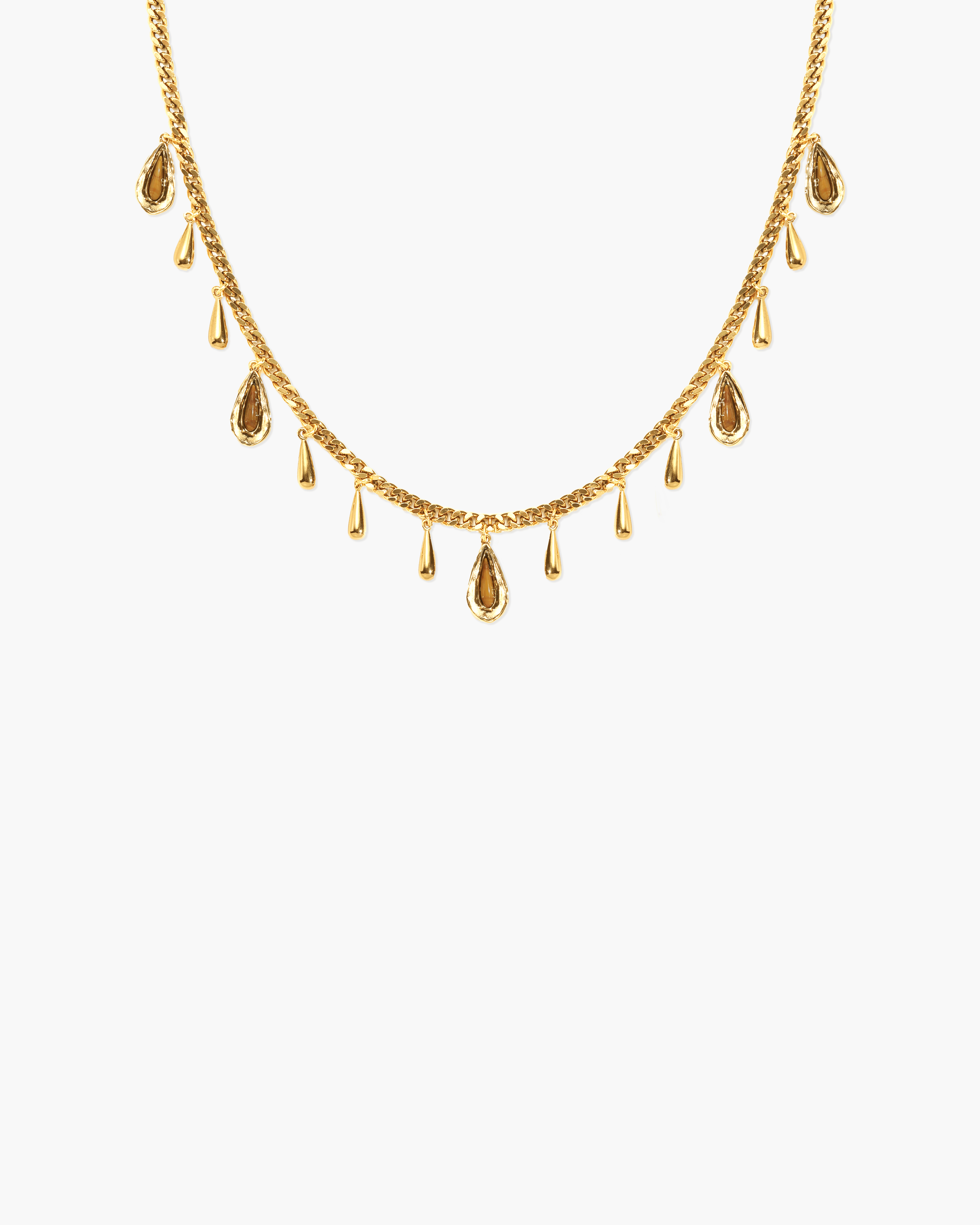 Second Skin Detachable Layered Snake Coin Necklace en route jewellery
