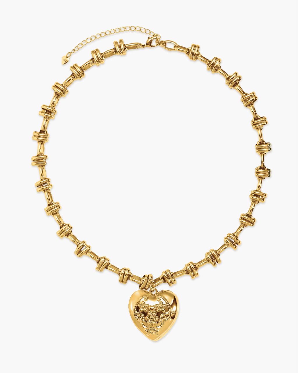 Secret Keeps Openable Heart Necklace en route jewellery