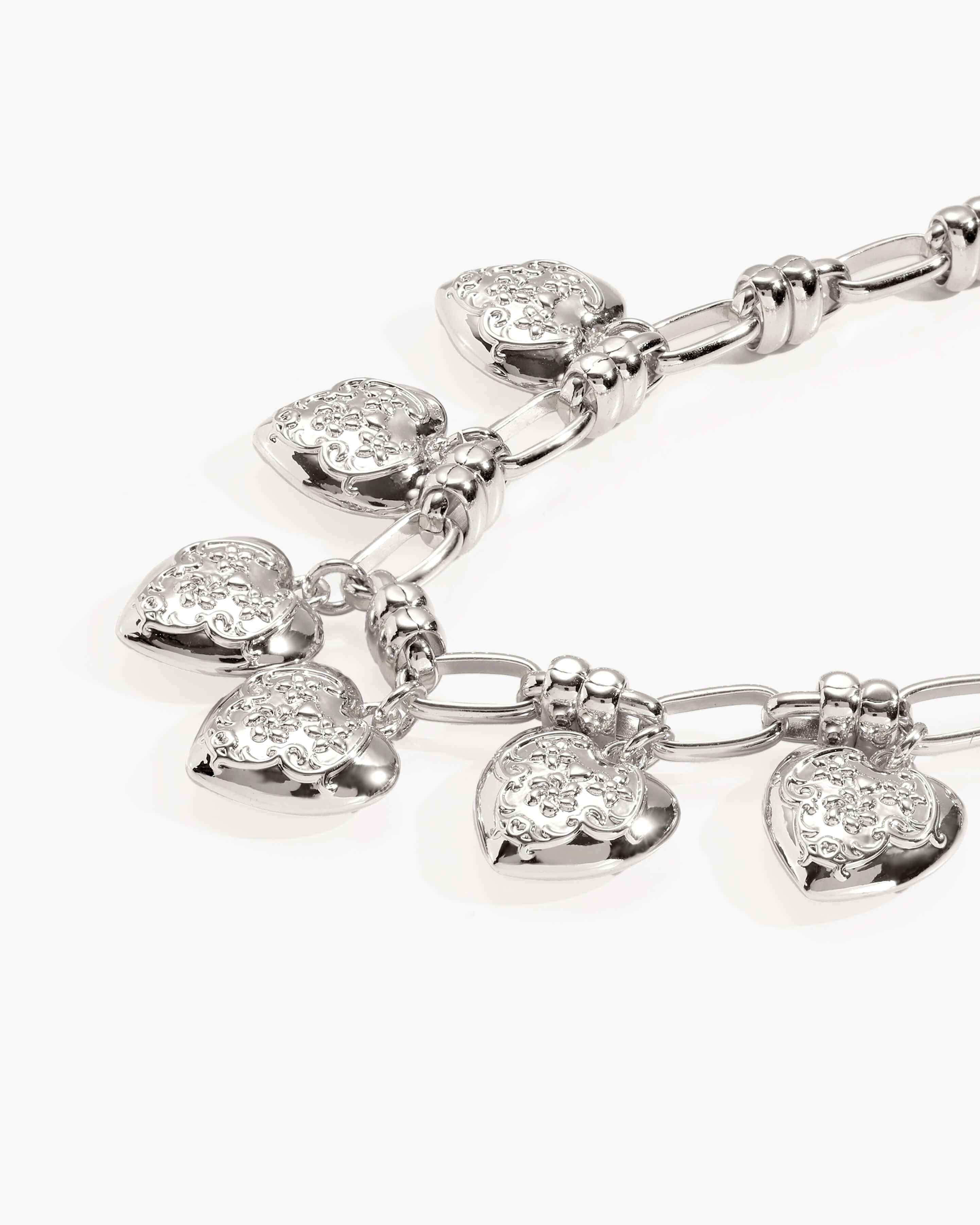 Heart Club Bracelet in Silver en route jewellery