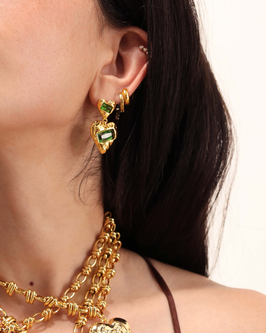 Forever Heart Earrings en route jewellery