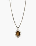 Silver Tiger's Eye Savannah Long Necklace