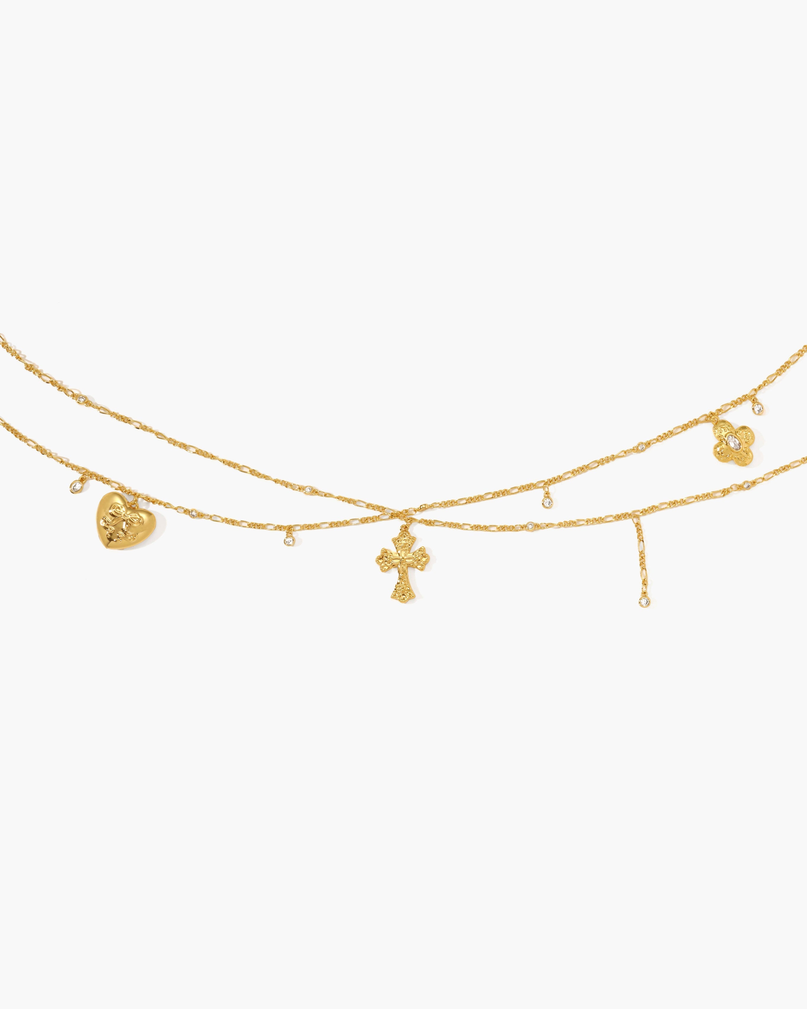 Sweet Girl Body Chain in Gold en route jewellery