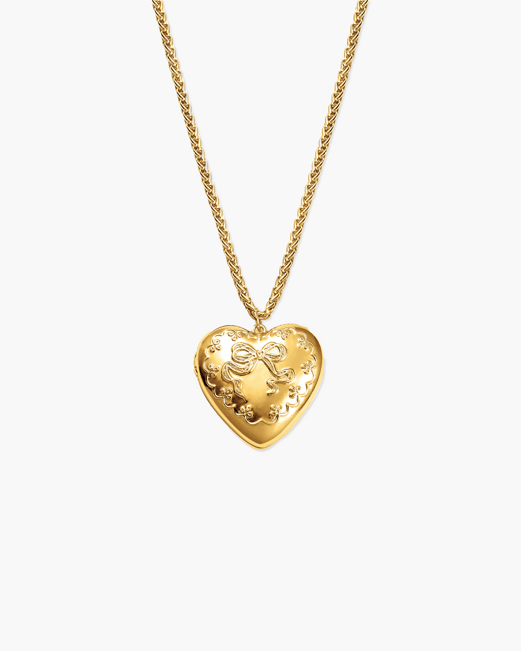 Tender Openable Locket Necklace in Gold en route jewellery