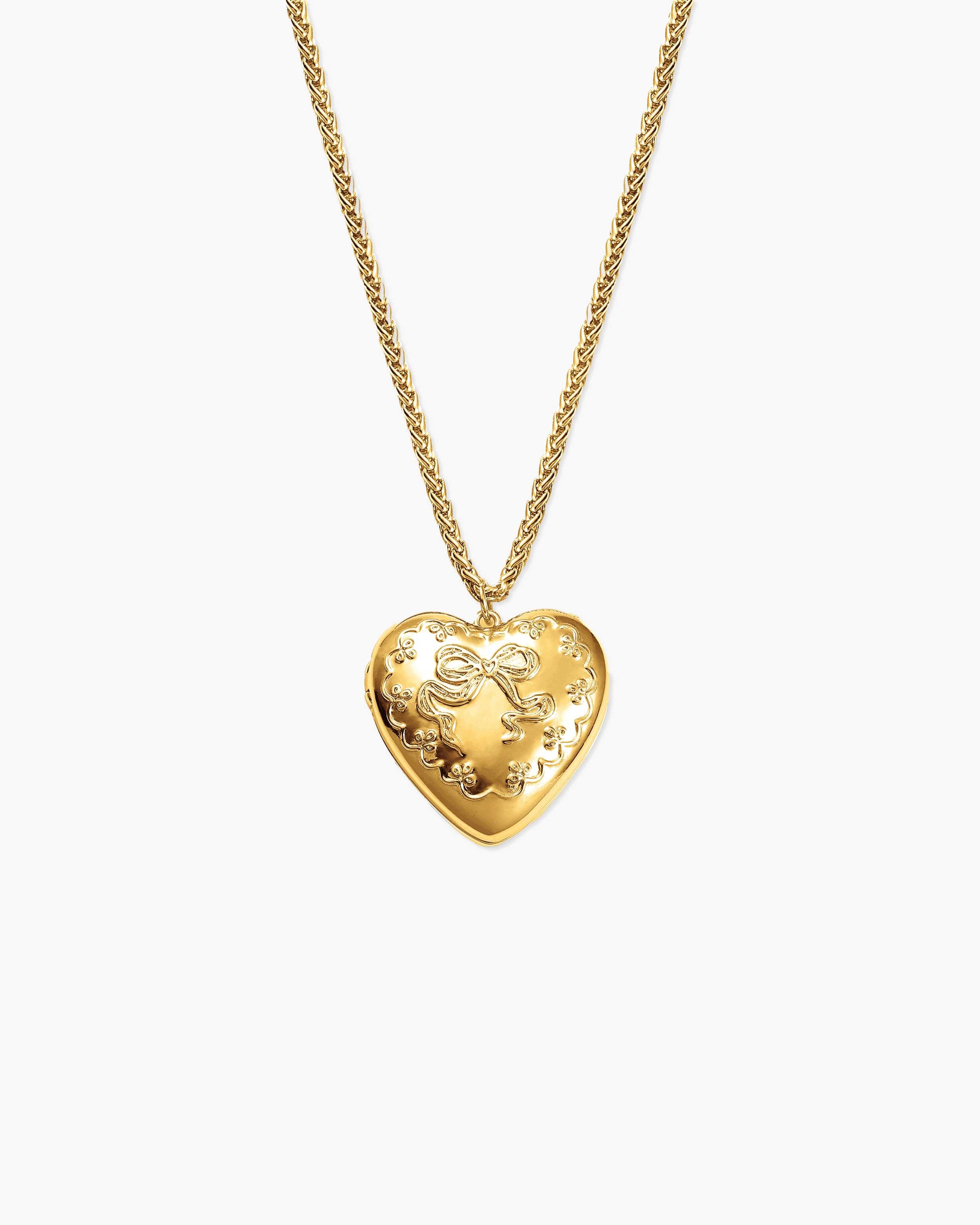 Tender Openable Locket Necklace in Gold en route jewellery