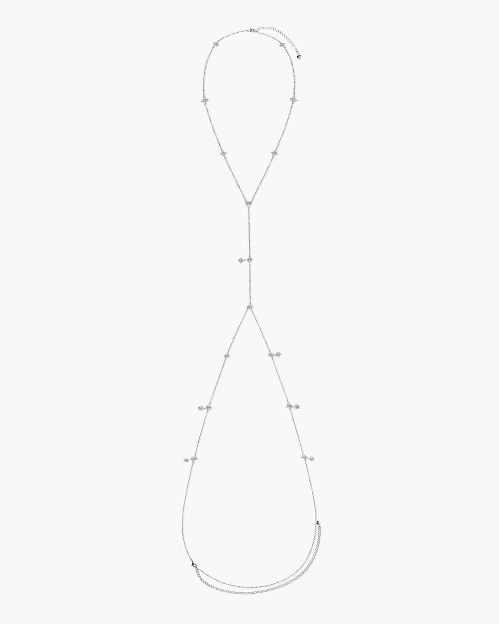 Twinkle Body Chain In Silver en route jewellery