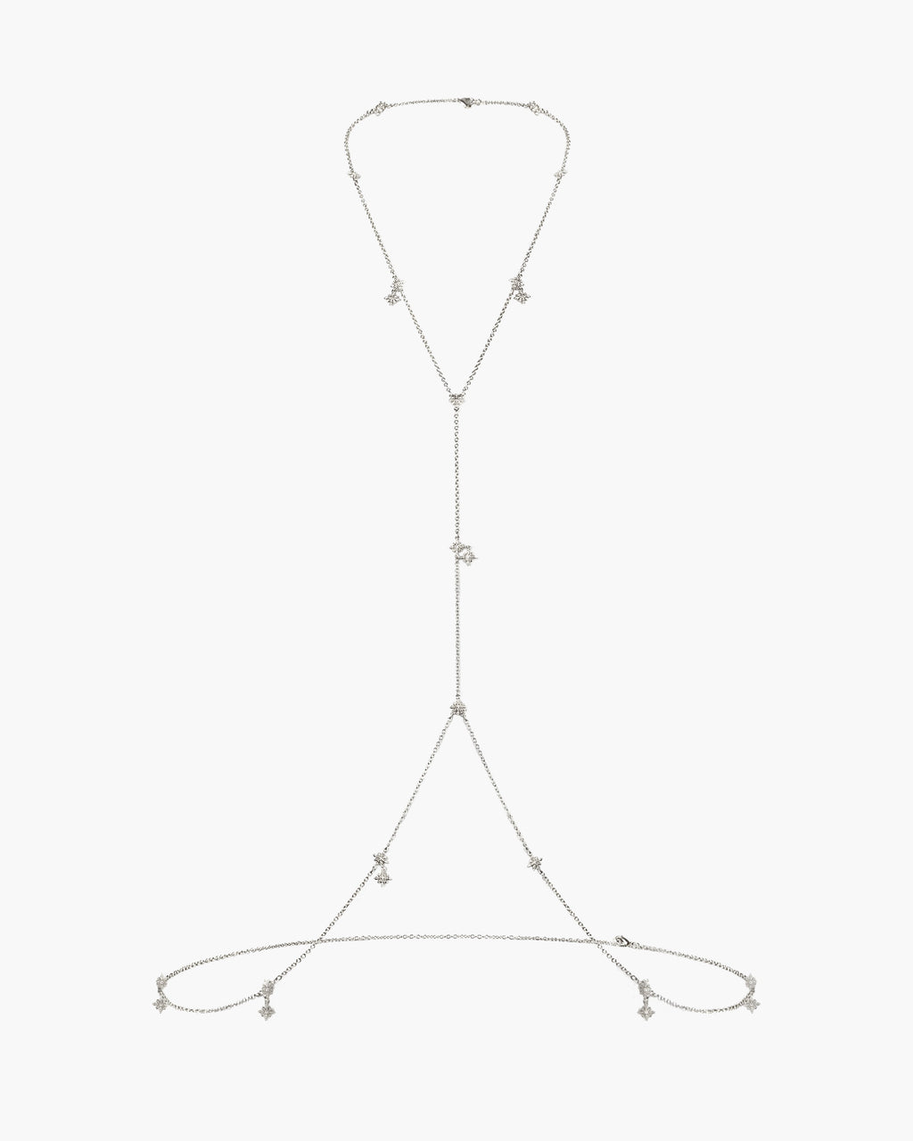 Twinkle Body Chain In Silver en route jewellery