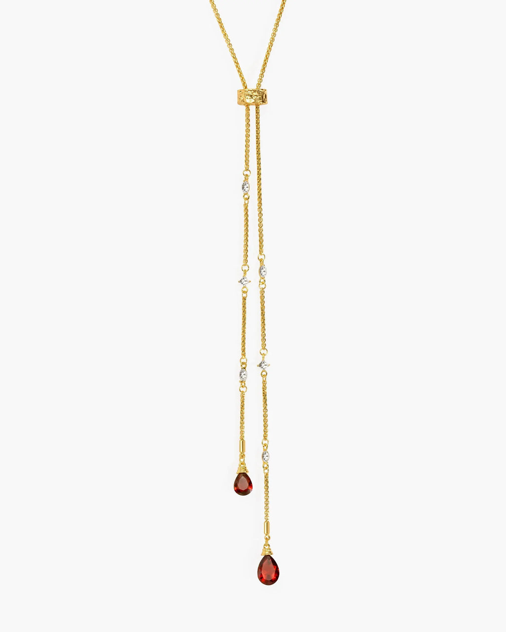 Inès Slider Lariat Necklace en route jewellery