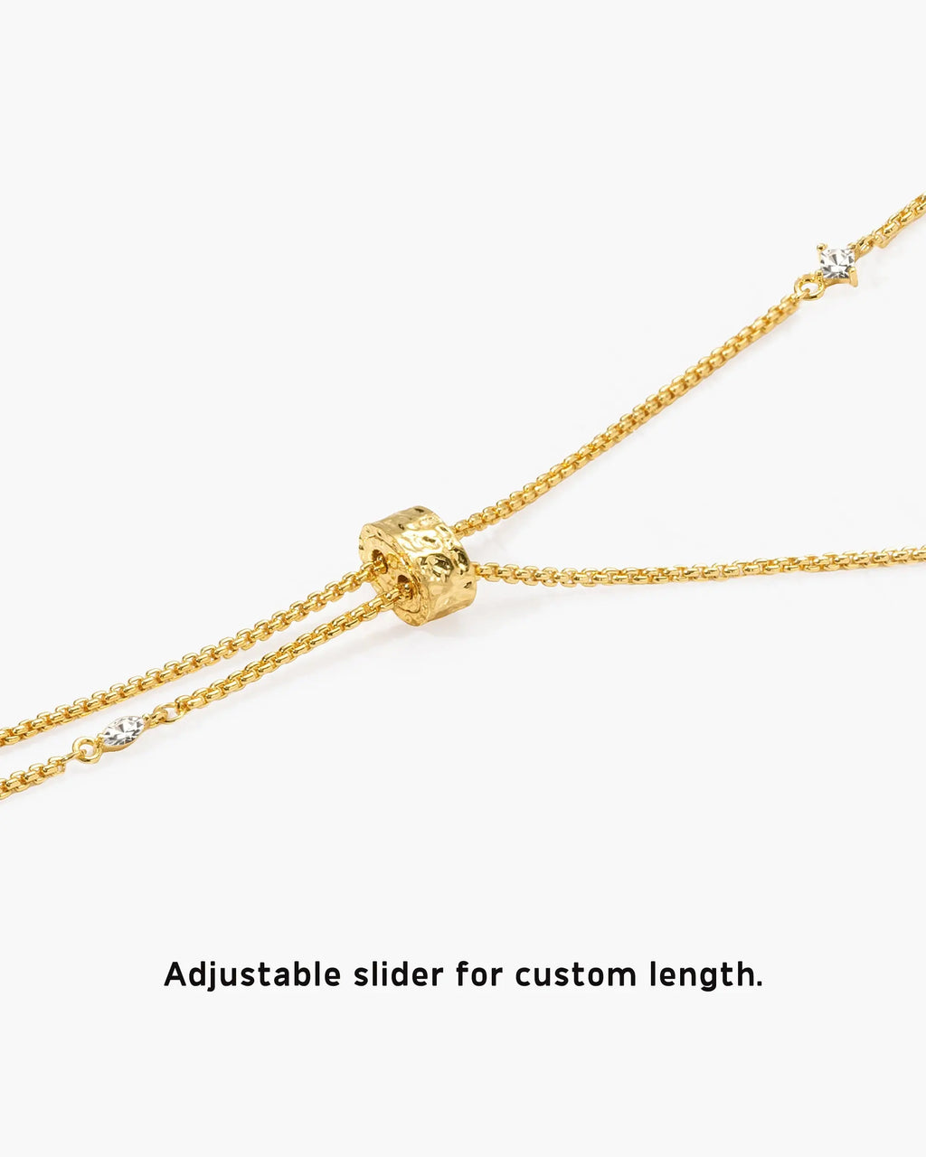 Inès Slider Lariat Necklace en route jewellery