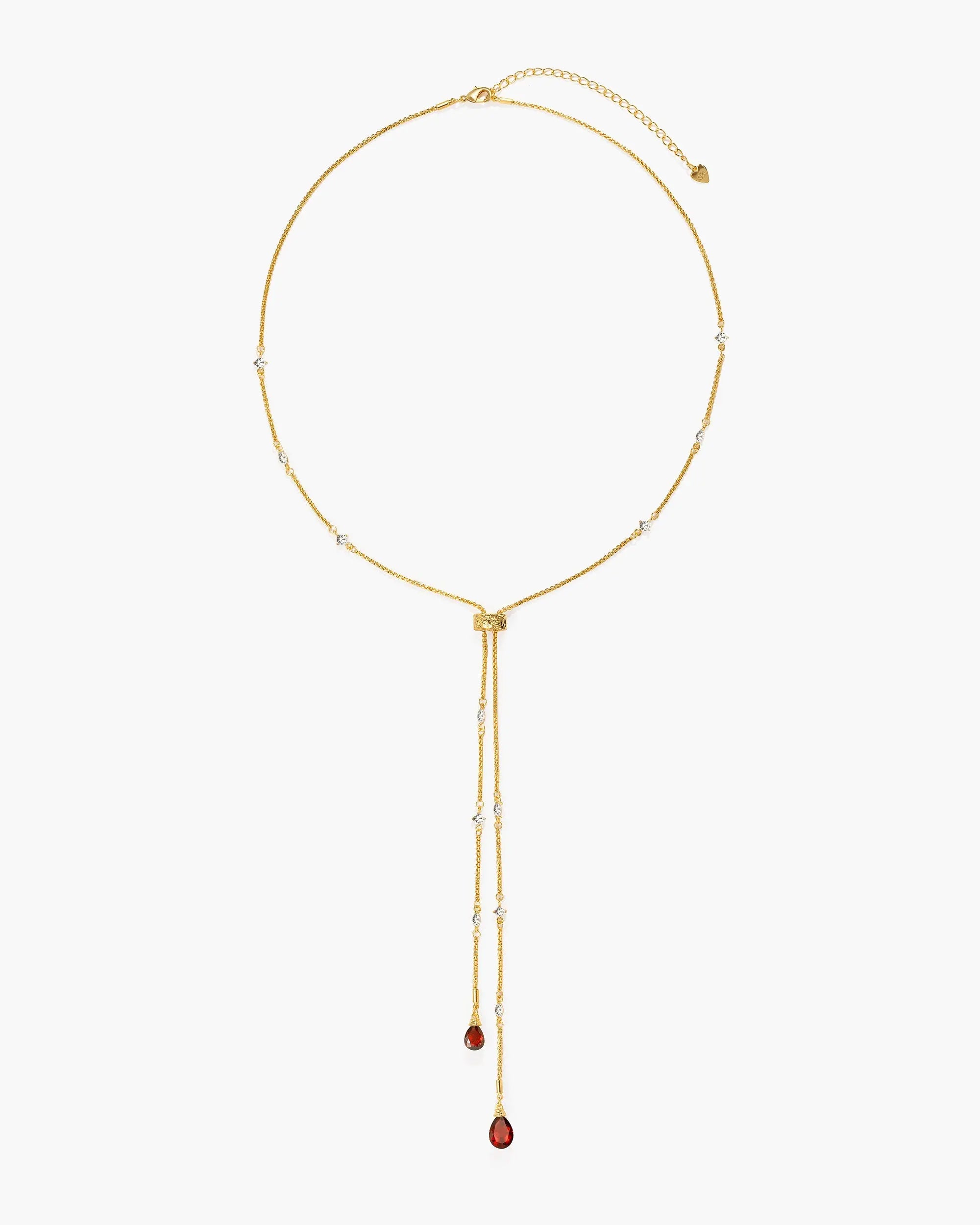 Inès Slider Lariat Necklace en route jewellery