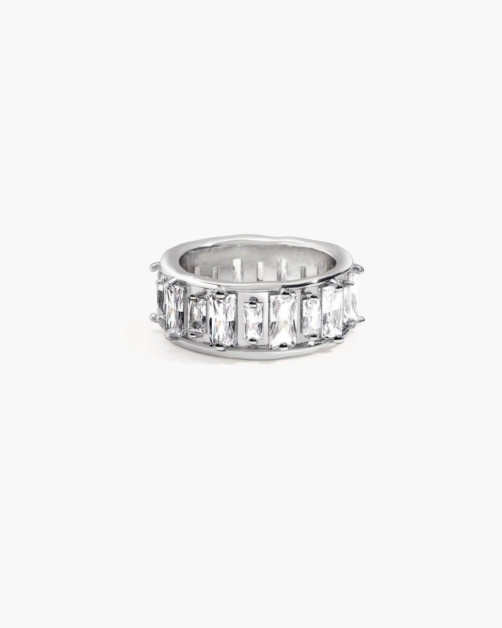 Silver Strass Me in Ring en route jewellery