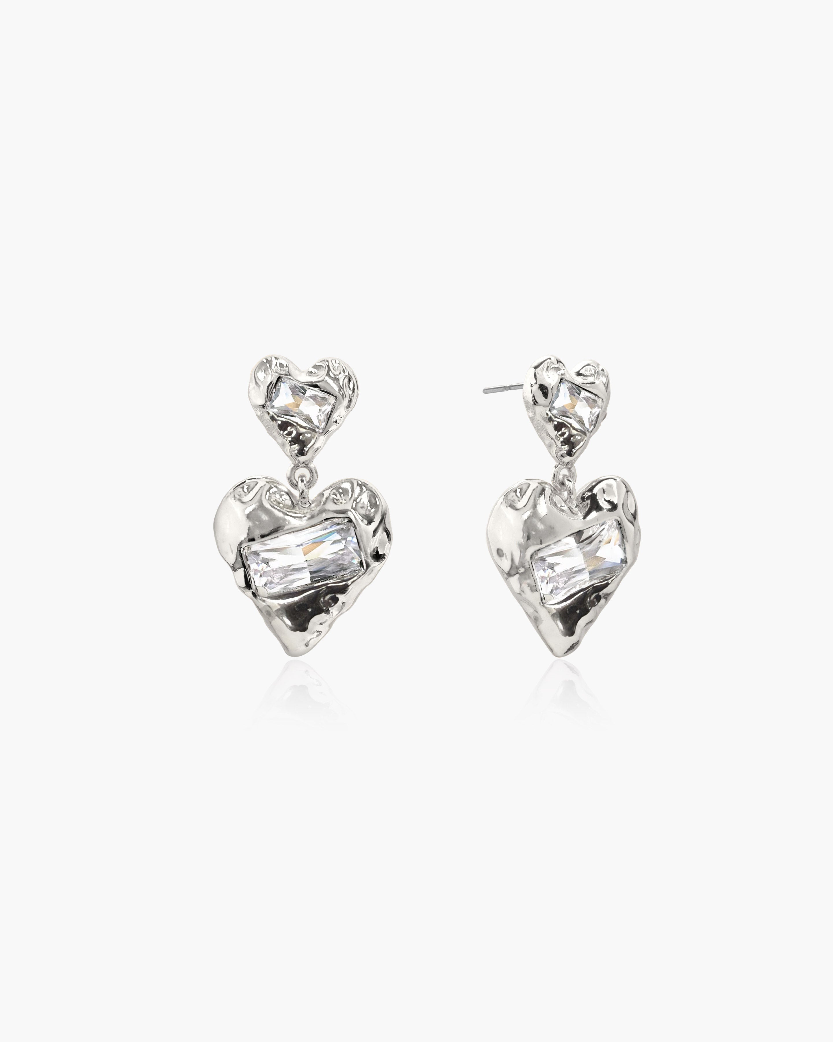 Forever Heart Earrings en route jewellery