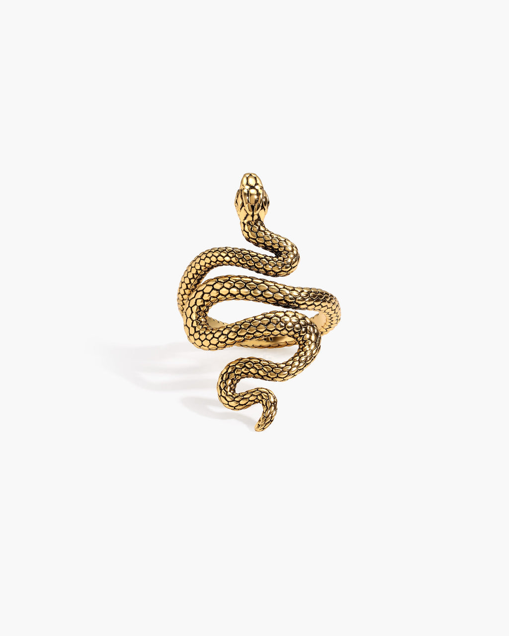 Serpent Ring in Gold en route jewellery