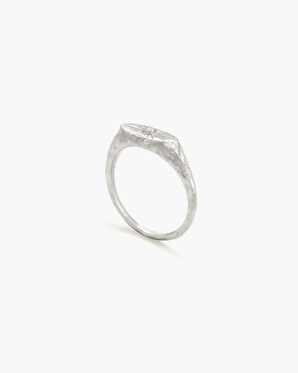 Astral Glow Ring in Silver en route jewellery