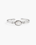 Liquid Oval Pearl Bangle en route jewellery