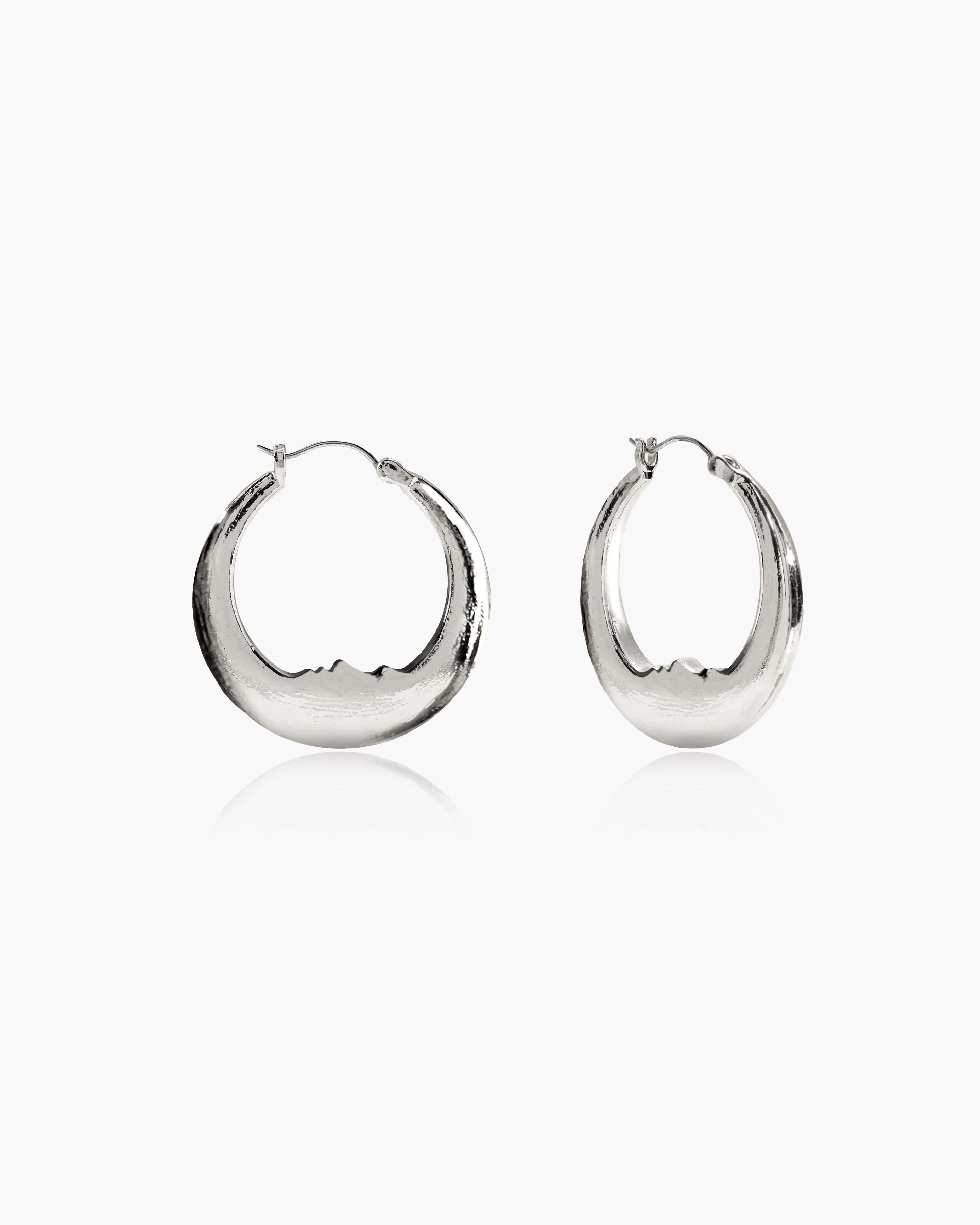 Luna Earrings in Silver en route jewellery