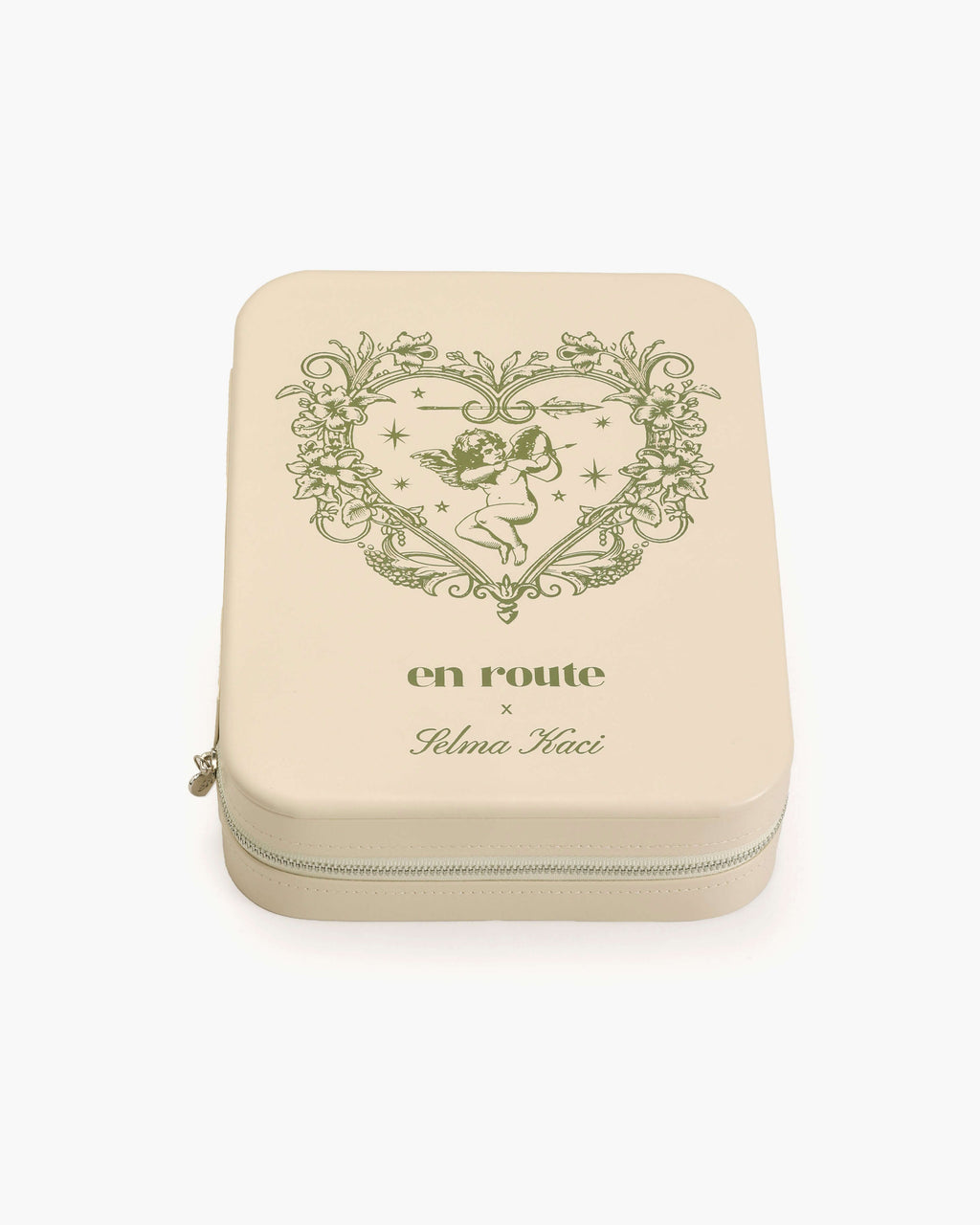 Isola Heart Jewelry Box in Beige en route jewellery