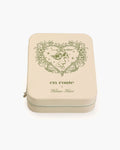 Isola Heart Jewelry Box in Beige en route jewellery