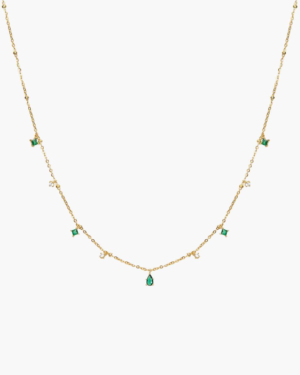 Elysee Necklace in Emerald Green