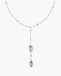 Celestial Lariat Necklace in Silver