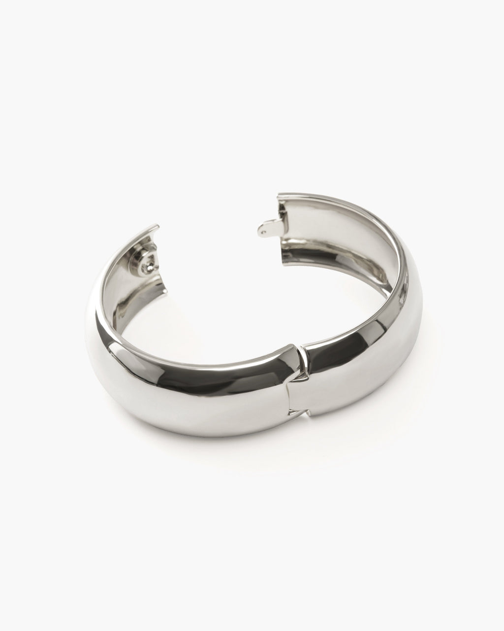 Silver Chunky Bangle en route jewellery