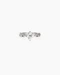 Lucky Clover Ring in Silver en route jewellery