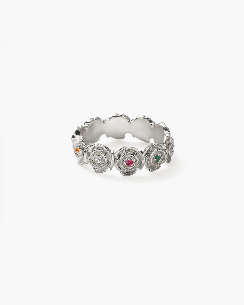 Daisy Rose Ring in Silver