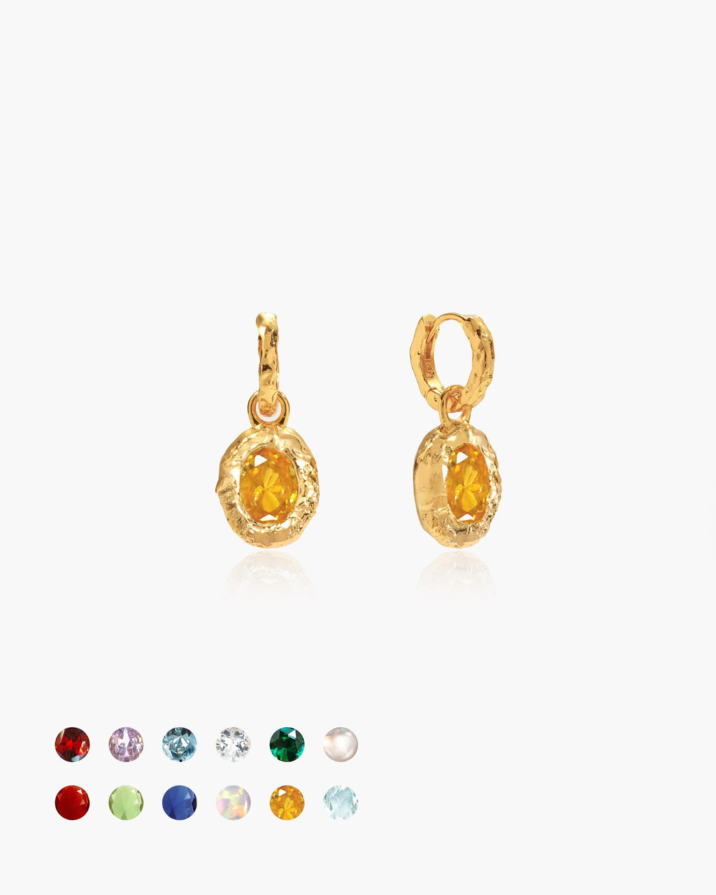 Birthstone Earrings en route jewellery