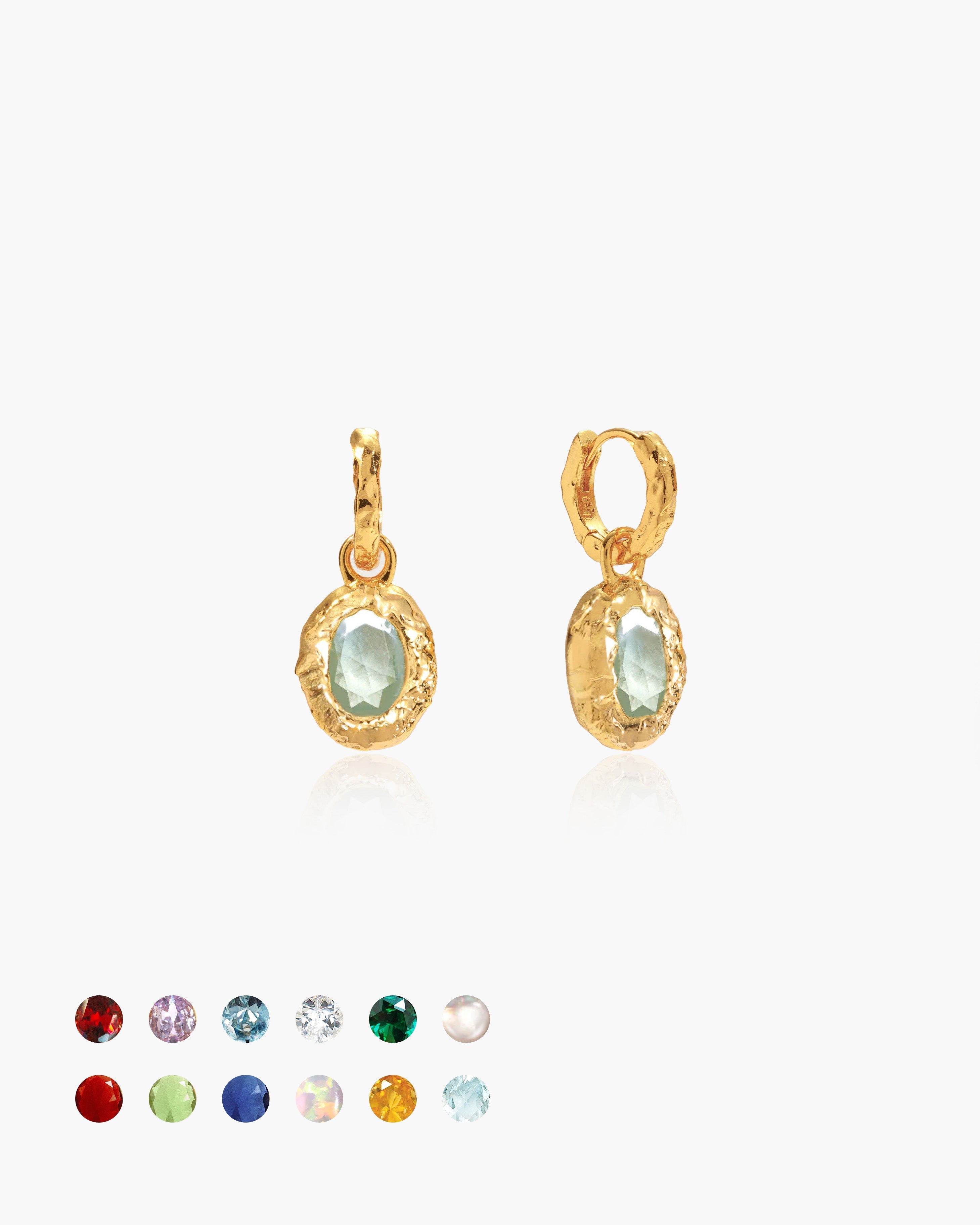 Birthstone Earrings en route jewellery