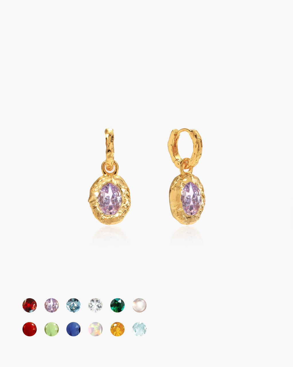 Birthstone Earrings en route jewellery