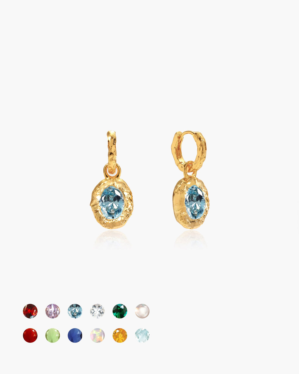 Birthstone Earrings en route jewellery